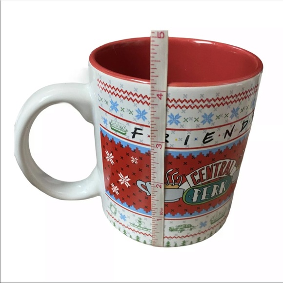 Central Perk Coffee Mug FRIENDS TV Show 20oz Christmas Winter Holiday Sweater - Picture 8 of 9
